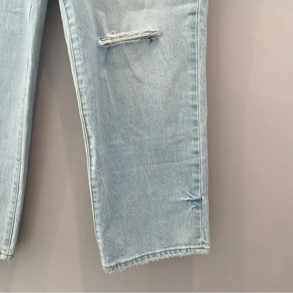 TARGET | Universal Thread Vintage Straight Jeans Cropped Distressed Size 10 NWOT - Picture 6 of 7